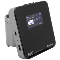 Soundmaster UR260SI Radiowecker DAB+, UKW AUX, Bluetooth®, USB Weckfunktion Grau Soundmaster UR260SI Radiowecker DAB+, UKW AUX, Bluetooth®, USB Weckfunktion Grau