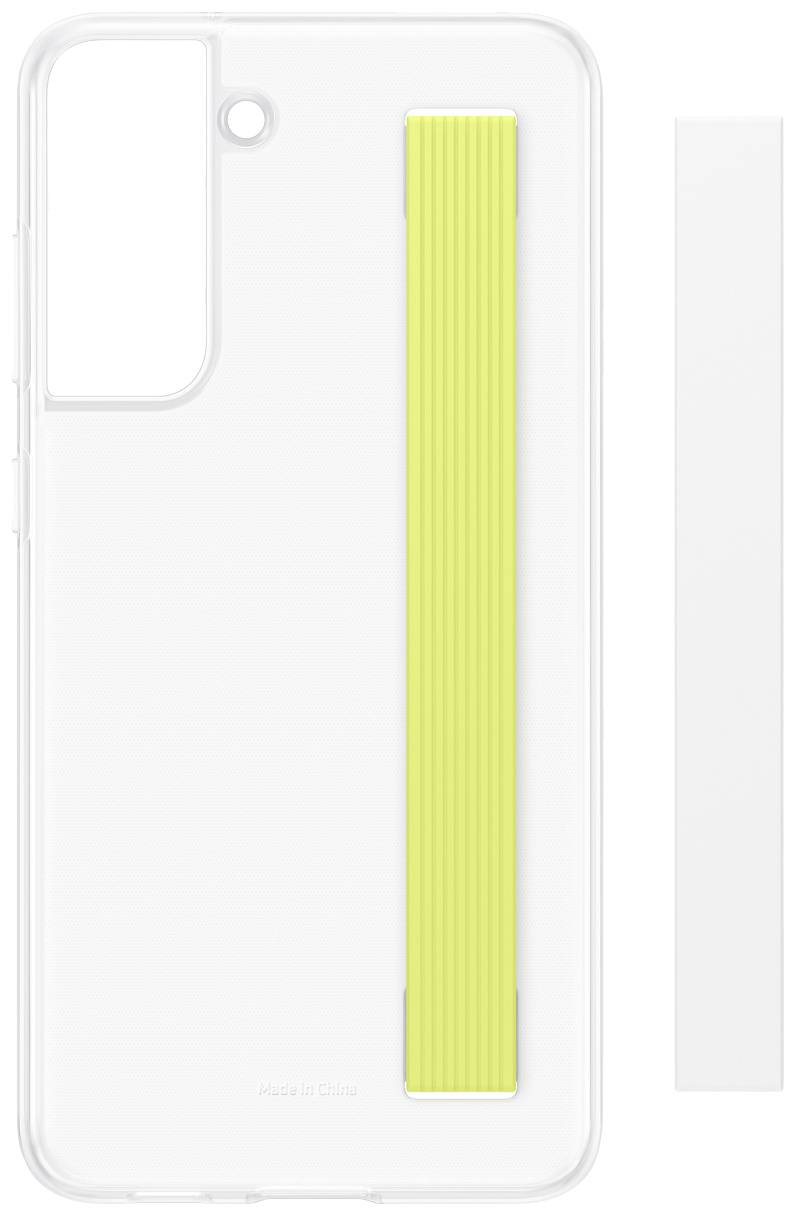 Samsung Slim Strap Cover Backcover Galaxy S21 FE 5G Weiß