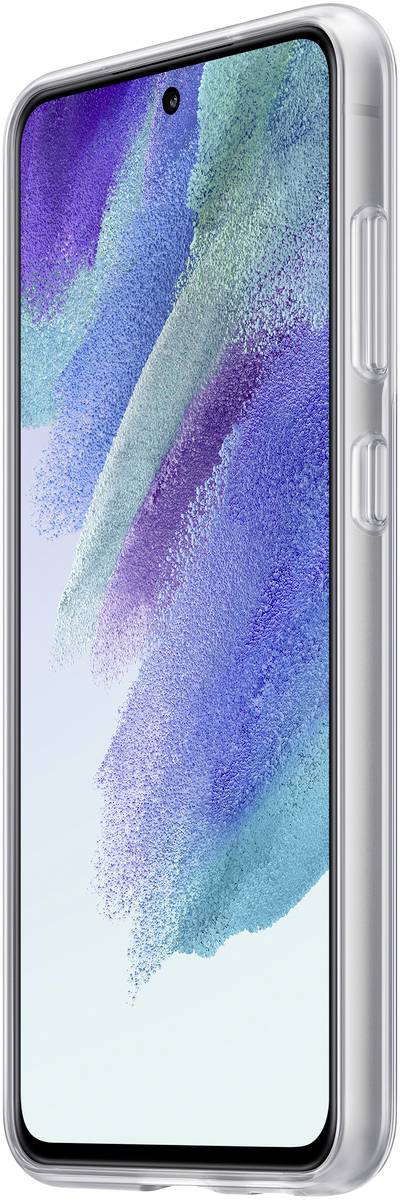 Samsung Slim Strap Cover Backcover Galaxy S21 FE 5G Weiß