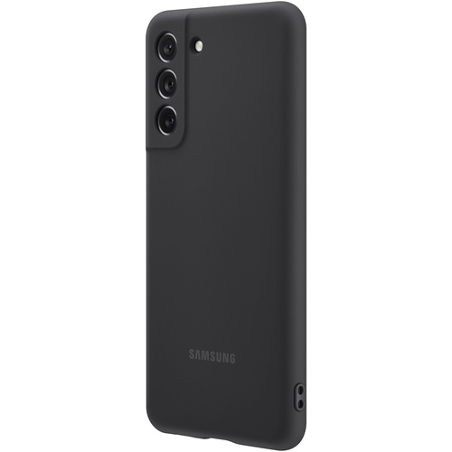Samsung Silicone Cover Backcover Galaxy S21 FE 5G Schwarz