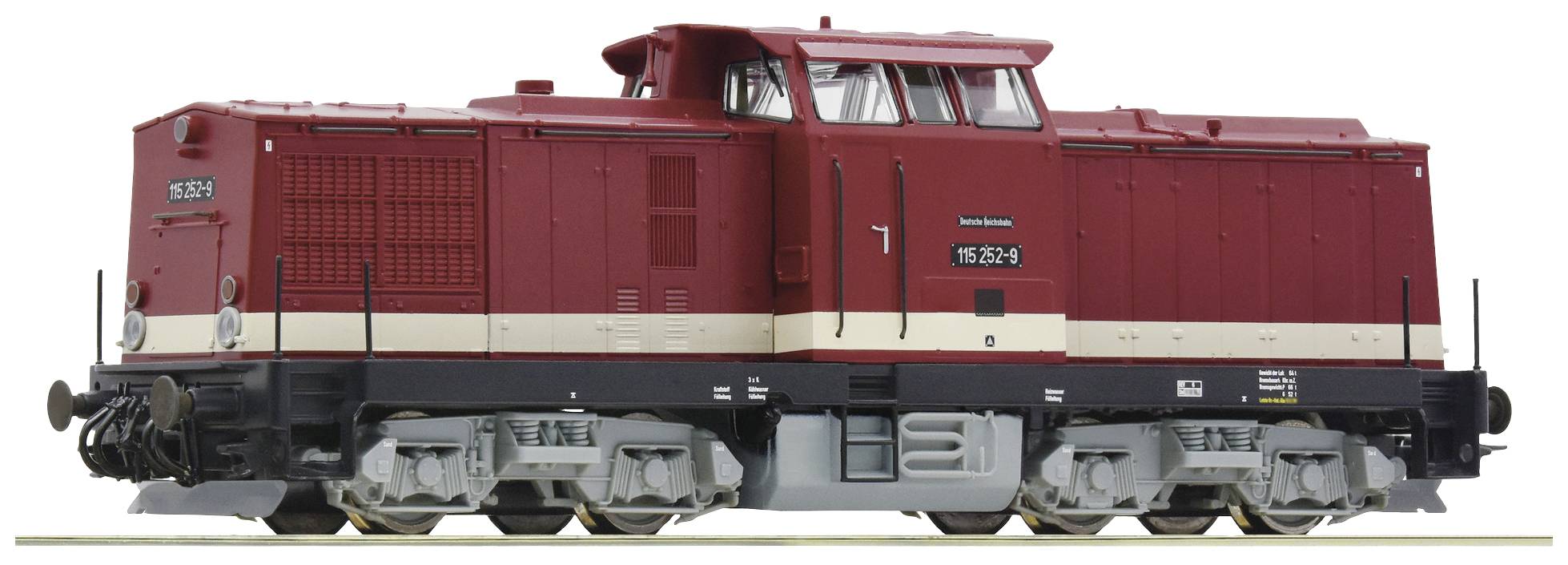 Roco 70818 H0 Diesellok 108 001-9 Der DR - Digital Mit Sound Und Beleuchtung