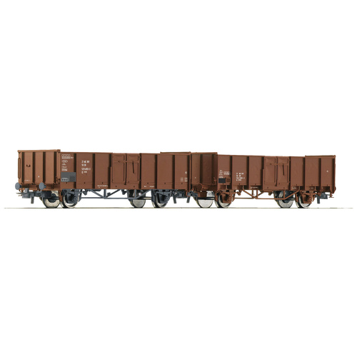 Roco 77035 H0 2er-Set Offene Güterwagen der DR