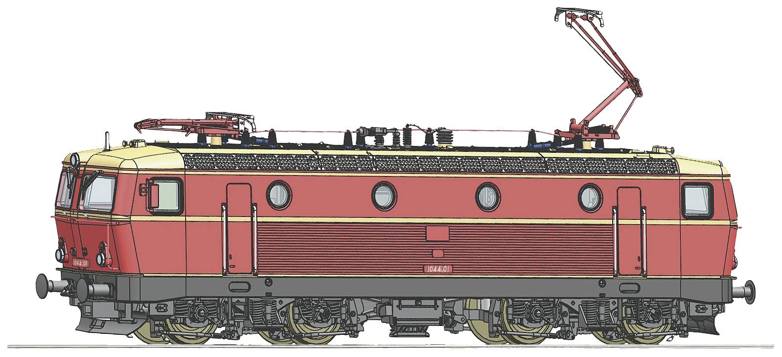 Roco 70433 H0 E-Lok 1044.01 der ÖBB