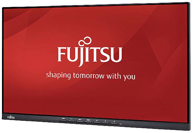 Fujitsu E24-9 Touch LED-Monitor EEK: E (A - G) 60.5 cm (23.8 Zoll) 1920 x 1080 Pixel 16:9 5 ms DisplayPort, HDMI®, VGA, Kopfhörer (3.5 mm Klinke)