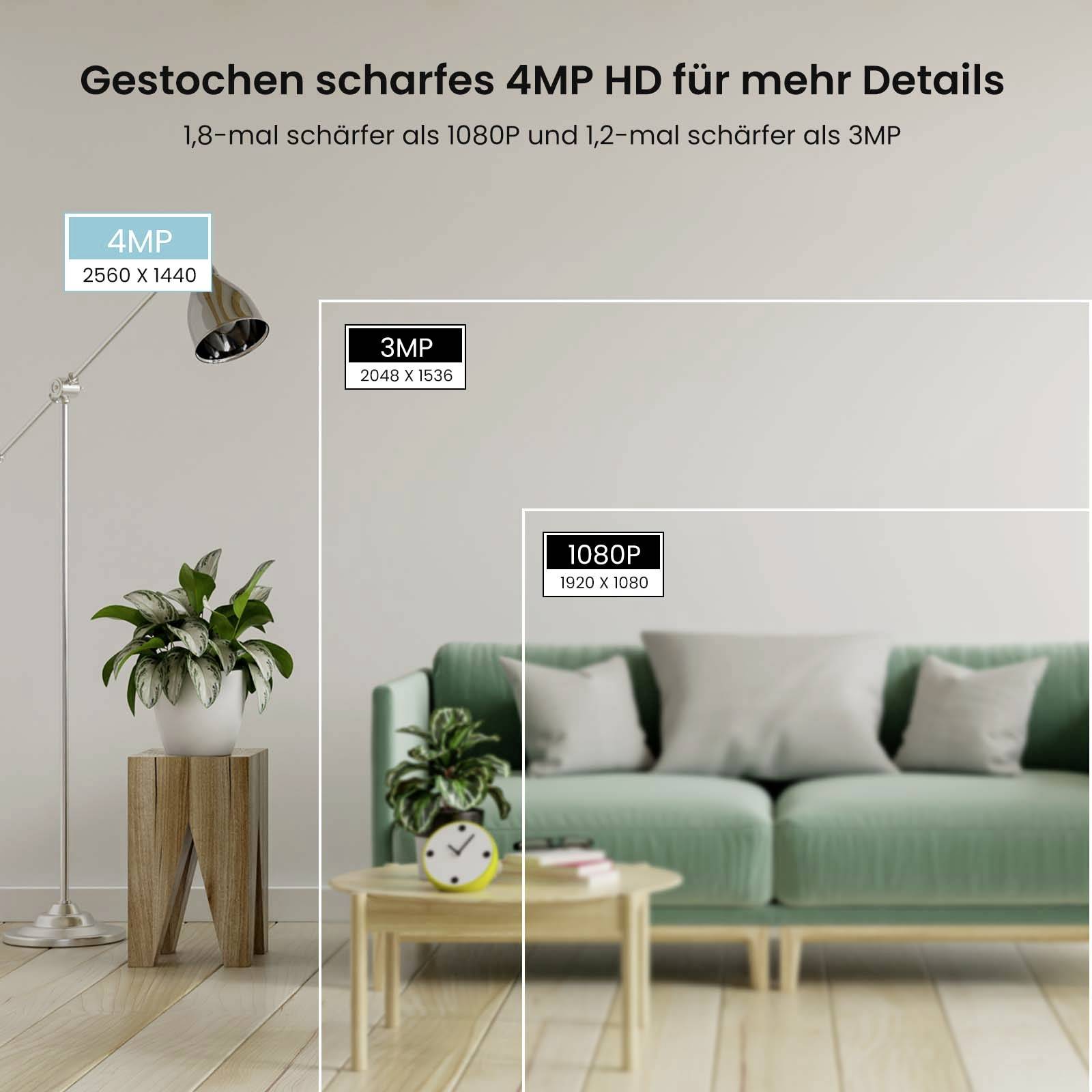 Tenda CP7 WLAN IP Überwachungskamera 2560 x 1440 Pixel