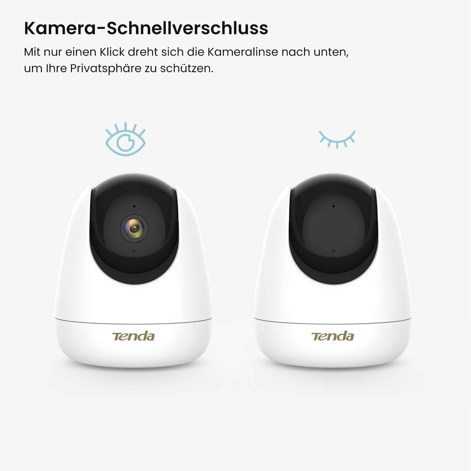 Tenda CP7 WLAN IP Überwachungskamera 2560 x 1440 Pixel