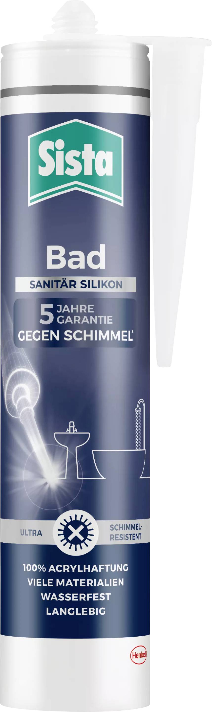 Sista Bad Schimmel-Blocker Herstellerfarbe Silber-Grau SBSBG 280ml