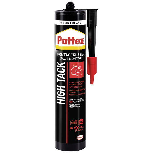 Pattex High Tack Montagekleber Herstellerfarbe Weiß PTRHT 511g