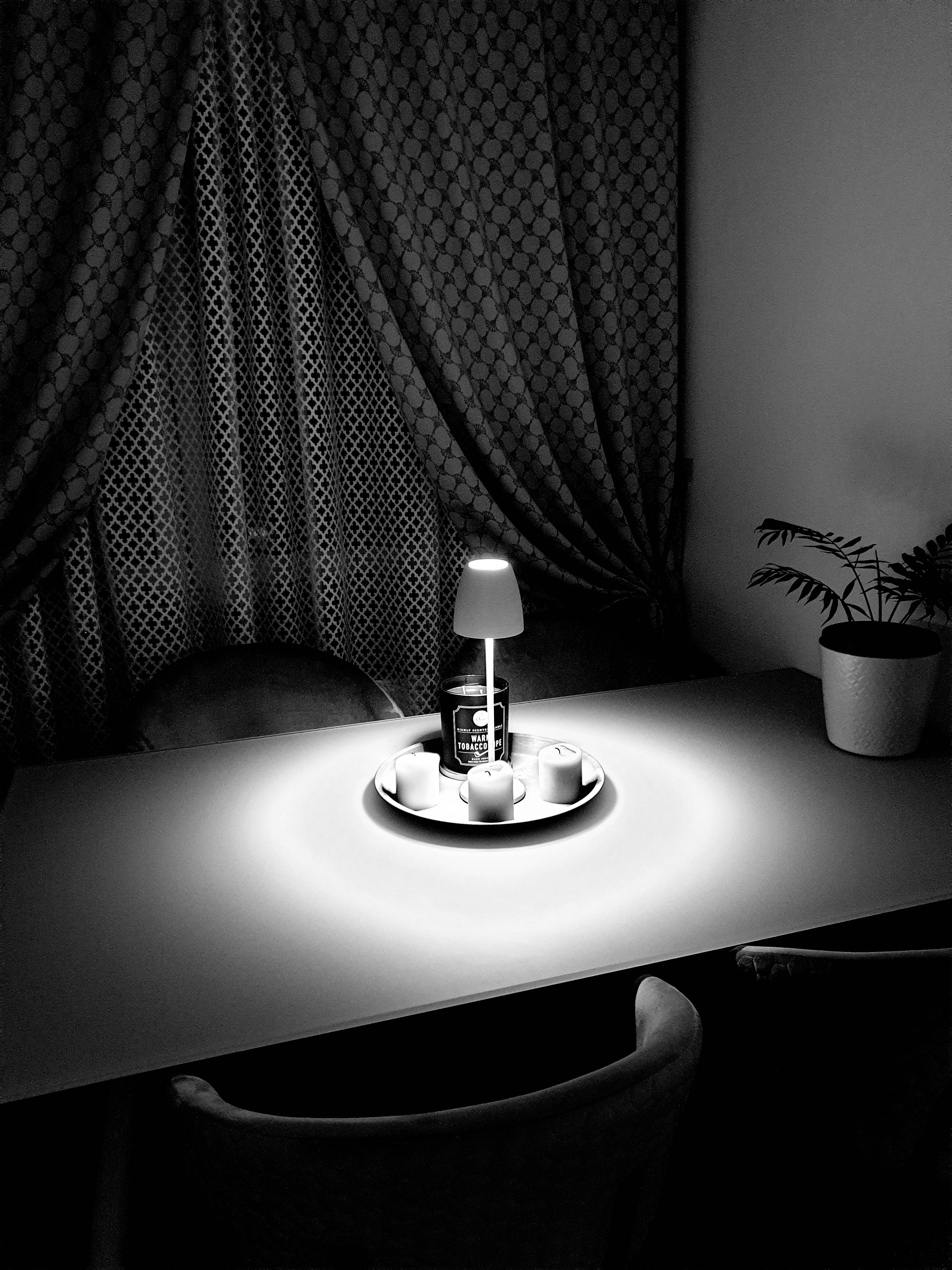 Megatron MT68051 TAVOLA LED-Außentischlampe 2 W Warmweiß Weiß, Antik