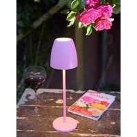 Megatron MT68054 TAVOLA LED-Außentischlampe 2W Warmweiß Pastell-Rosa Megatron MT68054 TAVOLA LED-Außentischlampe 2W Warmweiß Pastell-Rosa