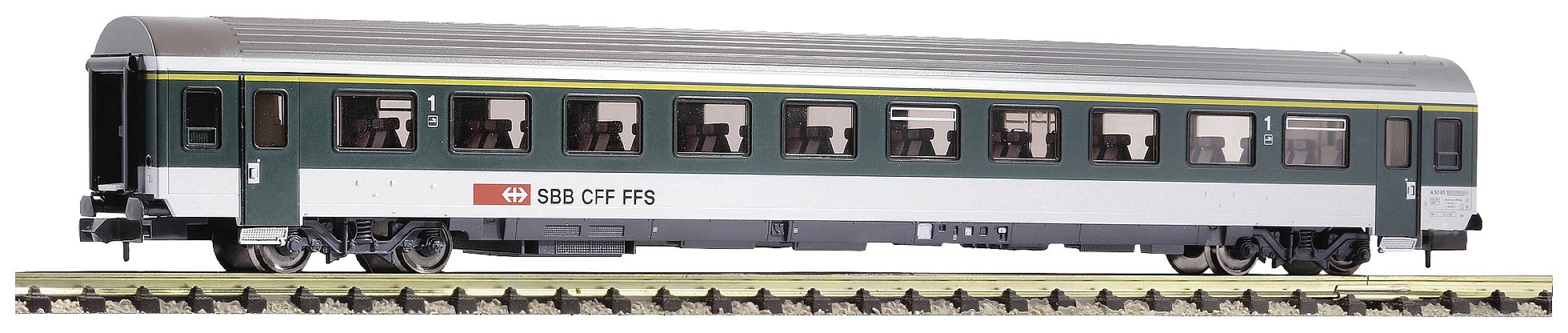 Fleischmann 890326 N Reisezugwagen der SBB 1. Klasse Typ EW IV