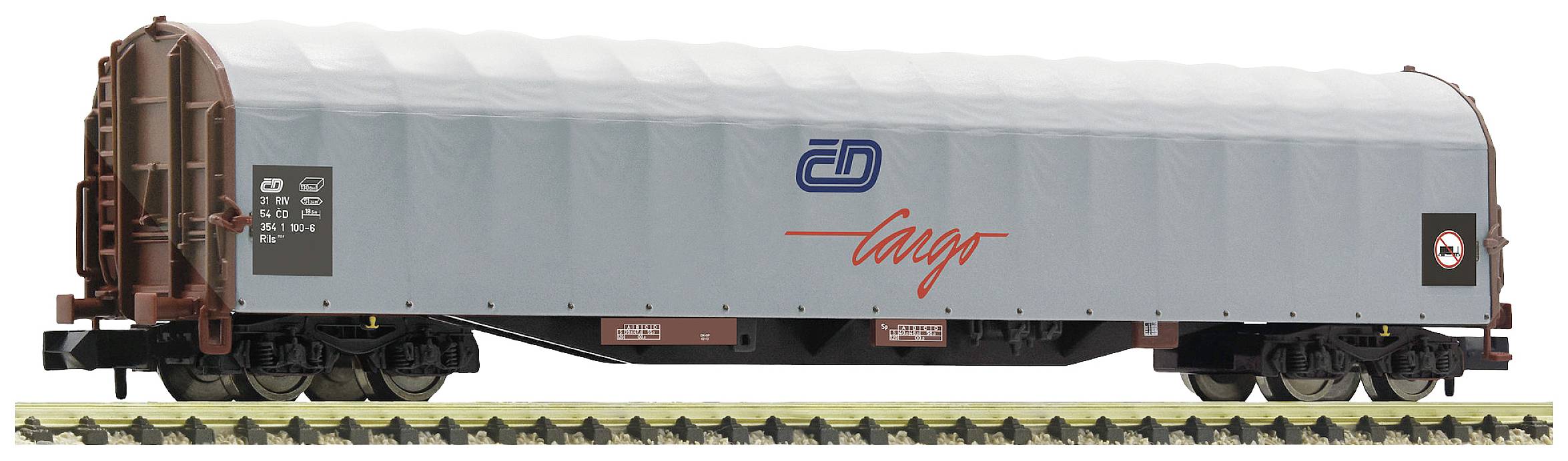 Fleischmann 837715 N Schiebeplanenwagen der CD