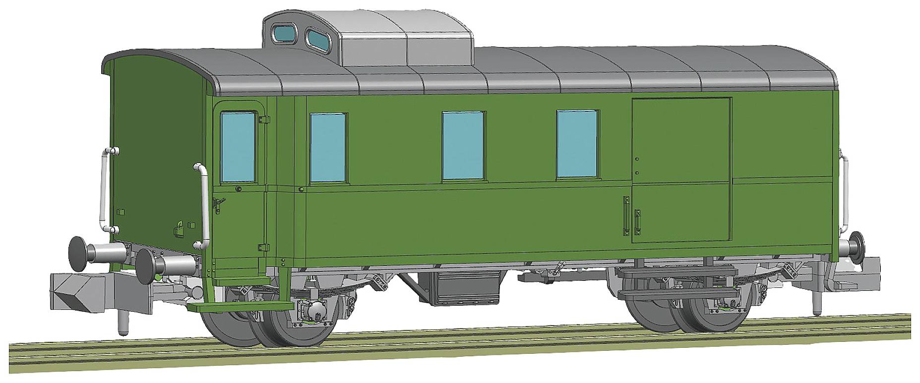 Fleischmann 830157 N Güterzuggepäckwagen Dih der ÖBB