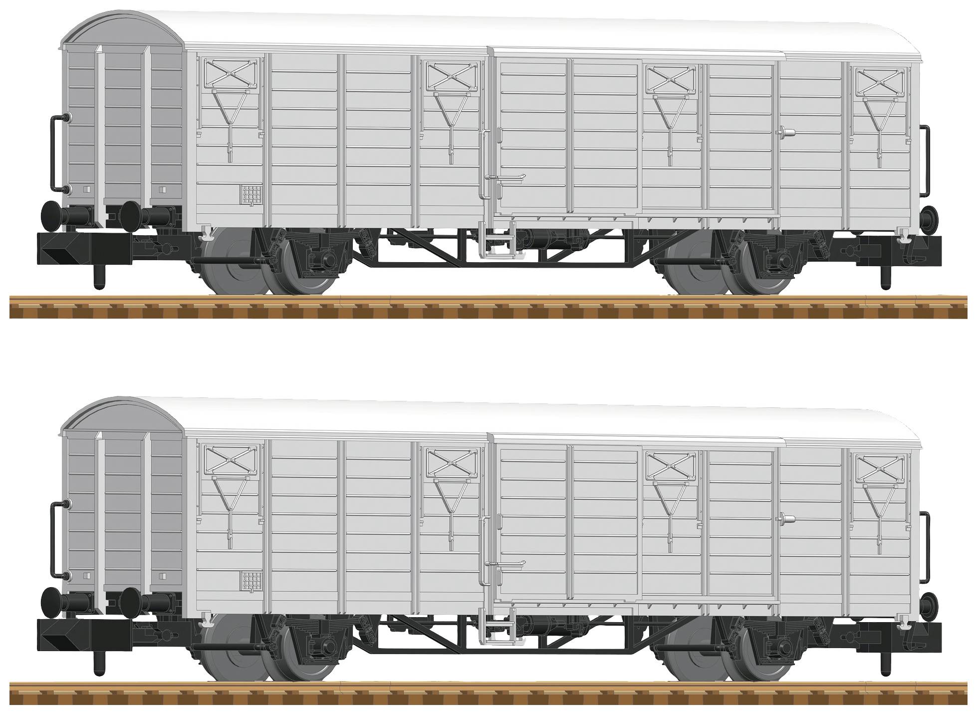 Fleischmann 826215 N 2er-Set Kühlwagen „Interfrigo” der DR