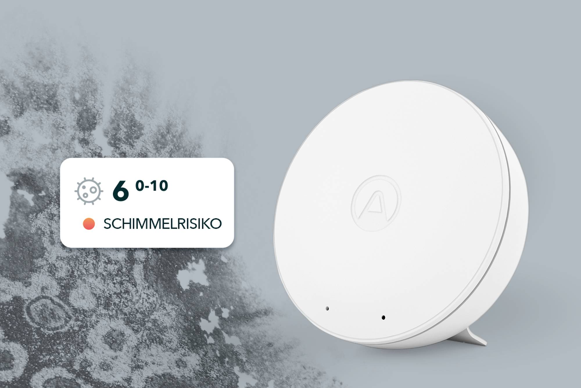 Airthings Wave Mini Luftgütesensor batteriebetrieben