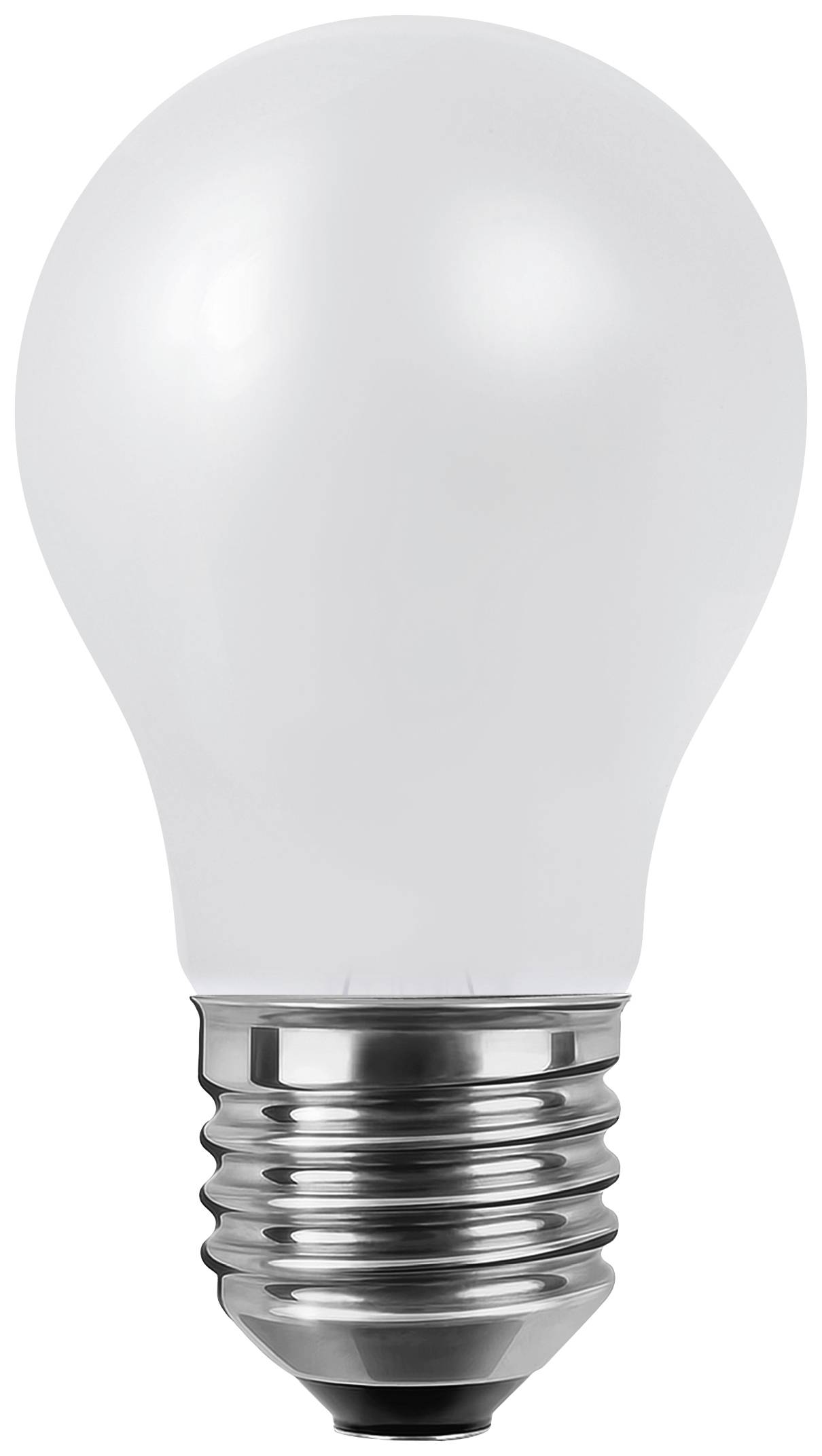 Eine einzelne Glühbirne mit metallischem Sockel, leuchtet nicht.