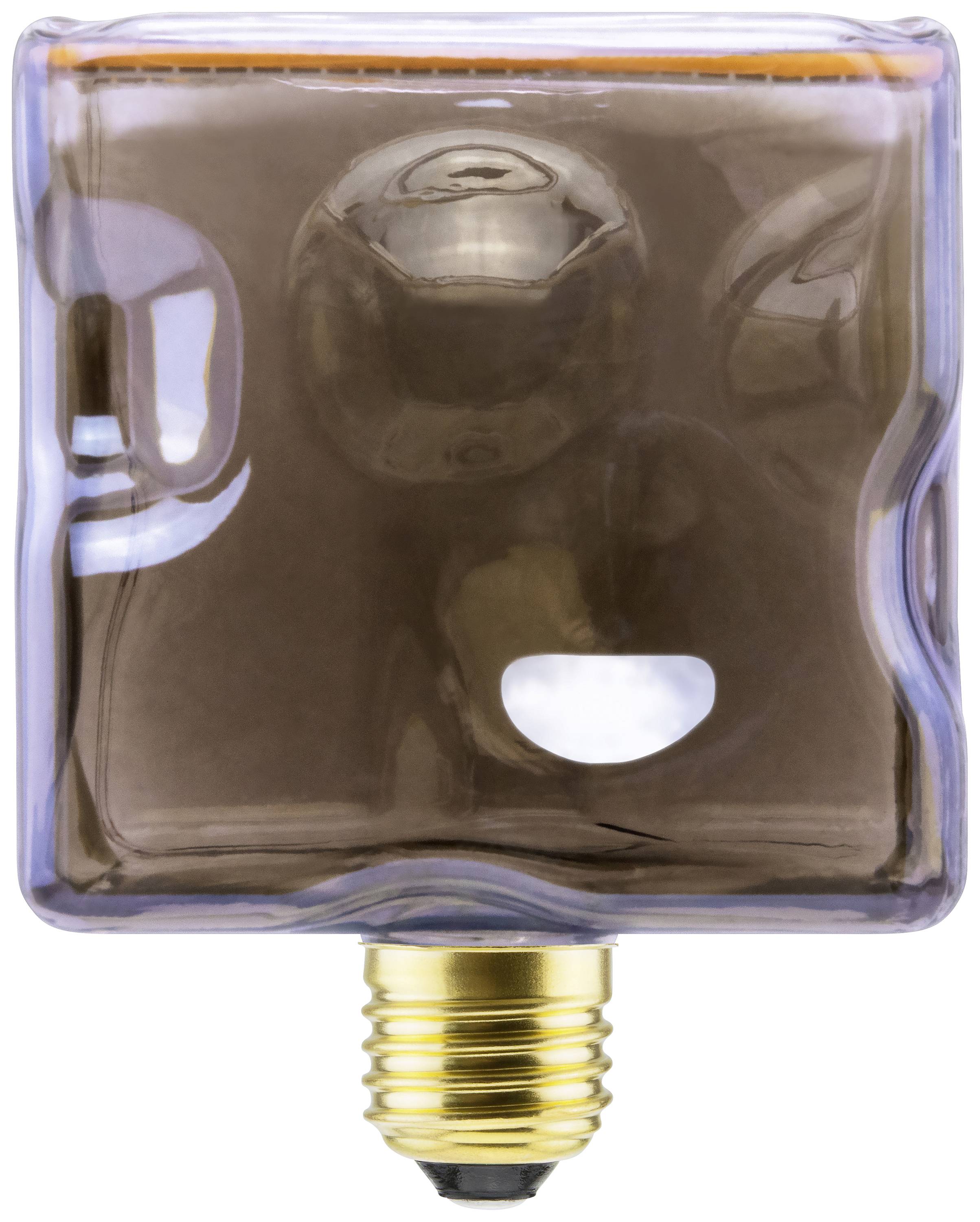 Segula LED Ice Cube smokey grau E27 6W 1900K dimmbar
