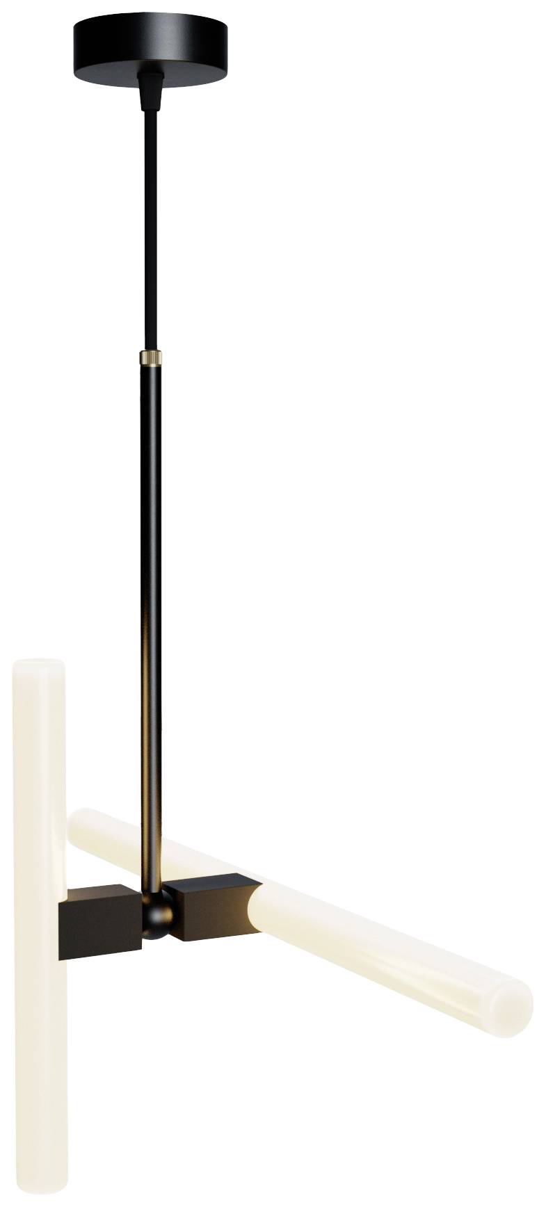 Segula 50968 Deckenleuchte AXIS, 2x S14d, Metall schwarz LED-Deckenleuchte S14d Schwarz