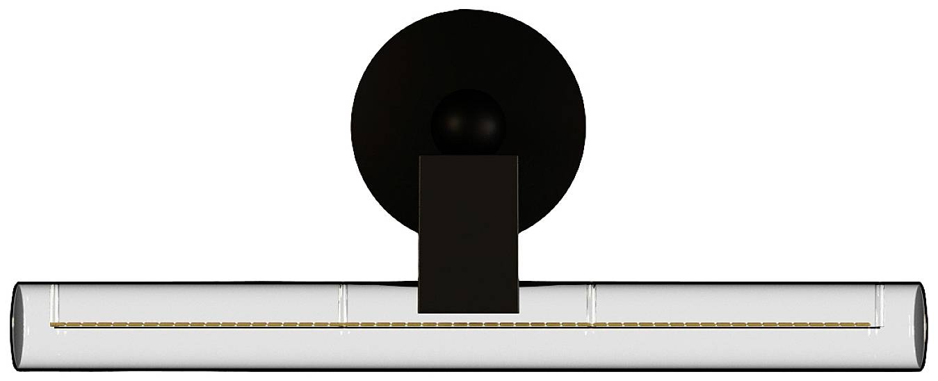 Segula Wandleuchte PIANO, 1x S14d, Metall schwarz 50966 LED-Wandleuchte S14d LED Schwarz