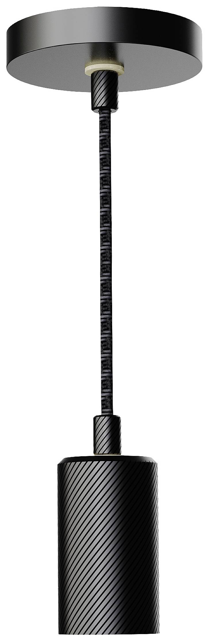 Segula Pendelleuchte ALIX „Wave“ schwarz 2m 70134 LED-Pendelleuchte E27