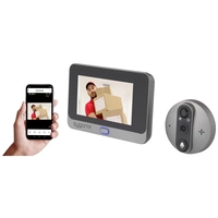Sygonix IP-Video-Türsprechanlage WLAN Kamera, Video-Inneneinheit Grau Sygonix IP-Video-Türsprechanlage WLAN Kamera, Video-Inneneinheit Grau