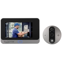 Sygonix IP-Video-Türsprechanlage WLAN Kamera, Video-Inneneinheit Grau Sygonix IP-Video-Türsprechanlage WLAN Kamera, Video-Inneneinheit Grau