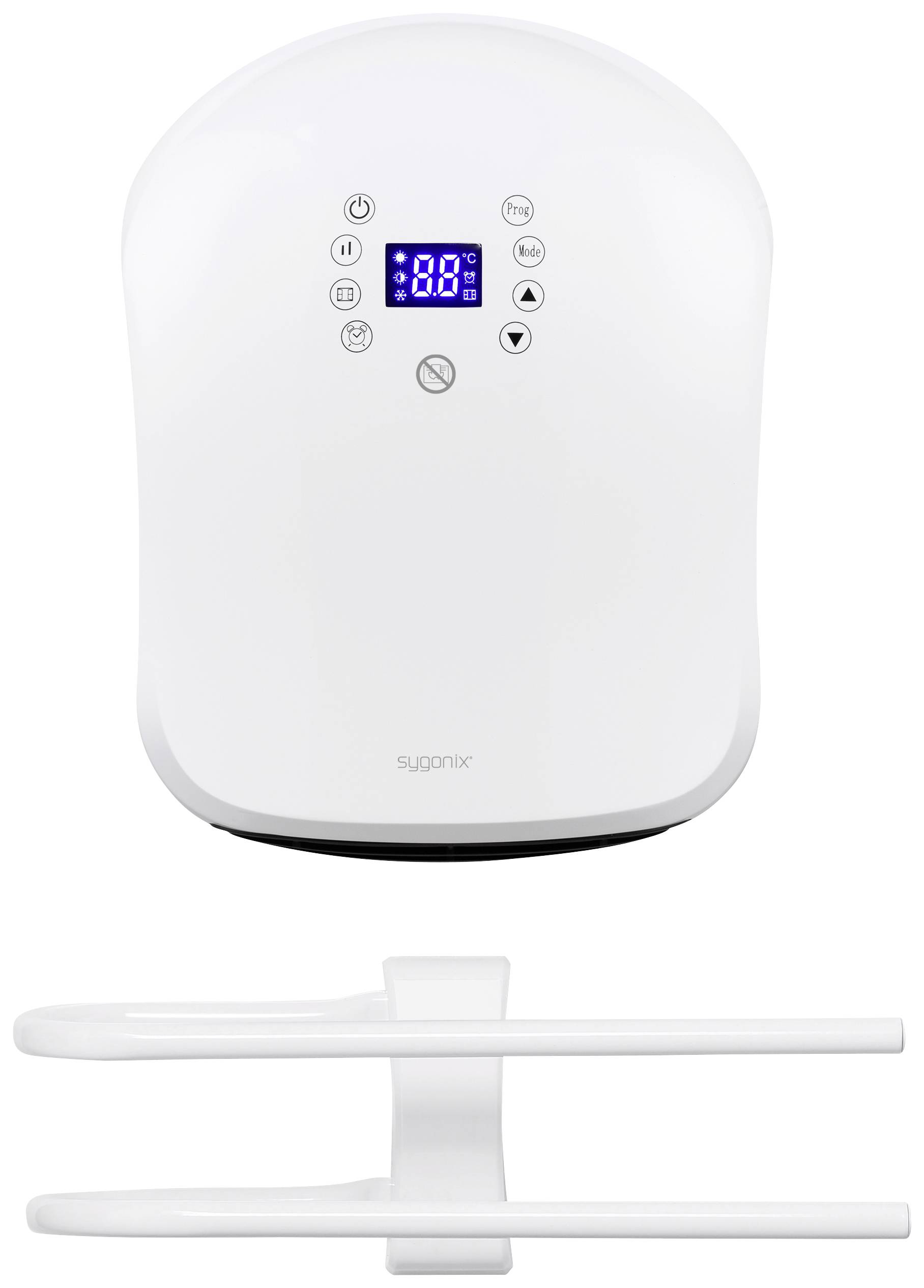 Ein elektronisches Gerät mit digitalem Display und verschiedenen Bedienknöpfen. Wahrscheinlich eine Steuerungseinheit.