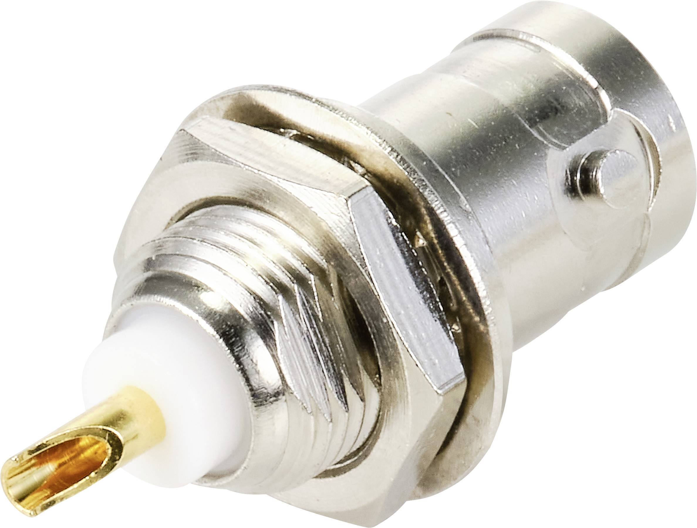 TRU COMPONENTS TC-10101488 BNC-Steckverbinder Buchse, Einbau vertikal 50Ω 1St.