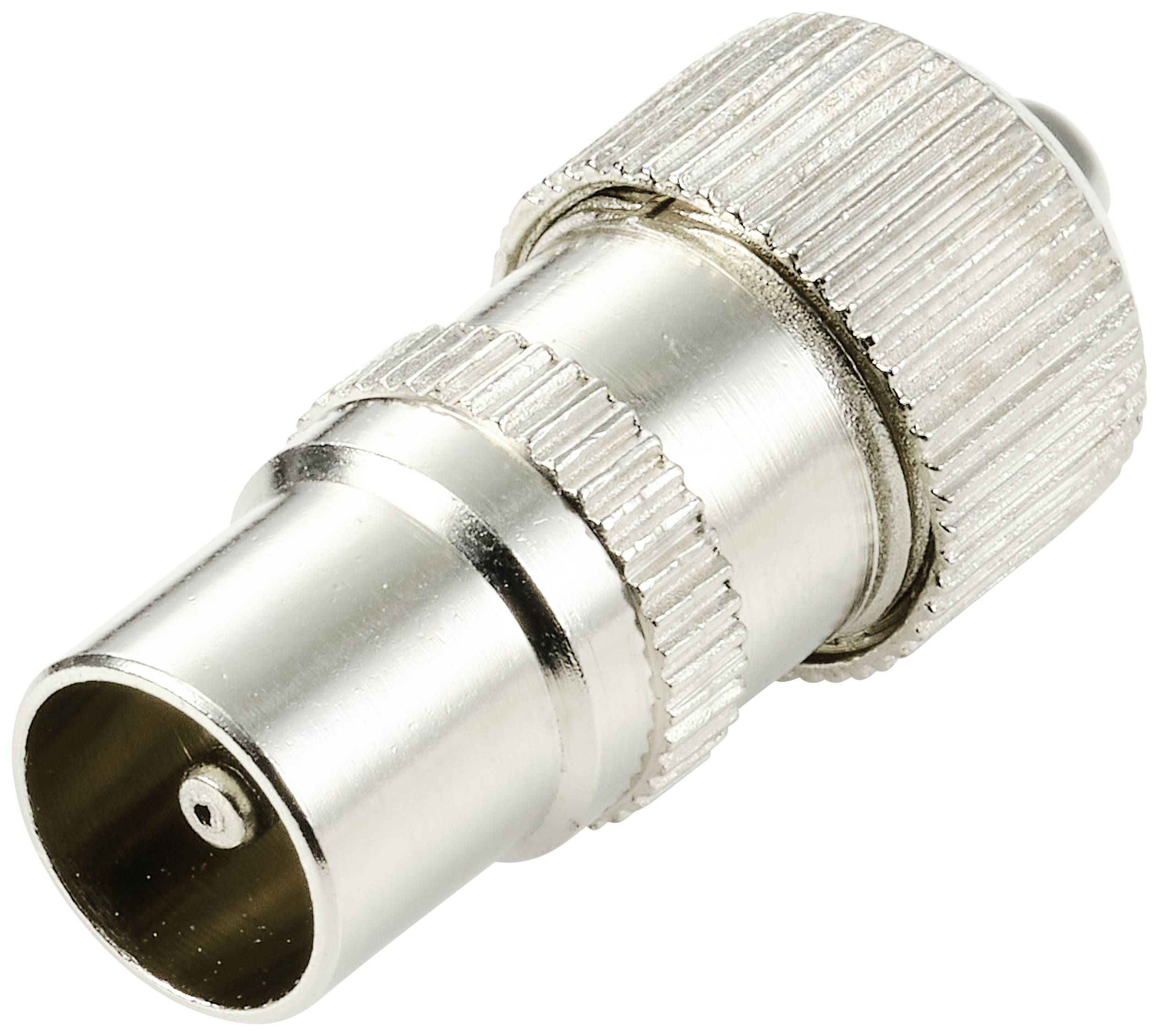 TRU COMPONENTS TC-10101528 Koax-Stecker Metall Anschlüsse: Koax-Stecker IEC Kabel-Durchmesser: 5mm