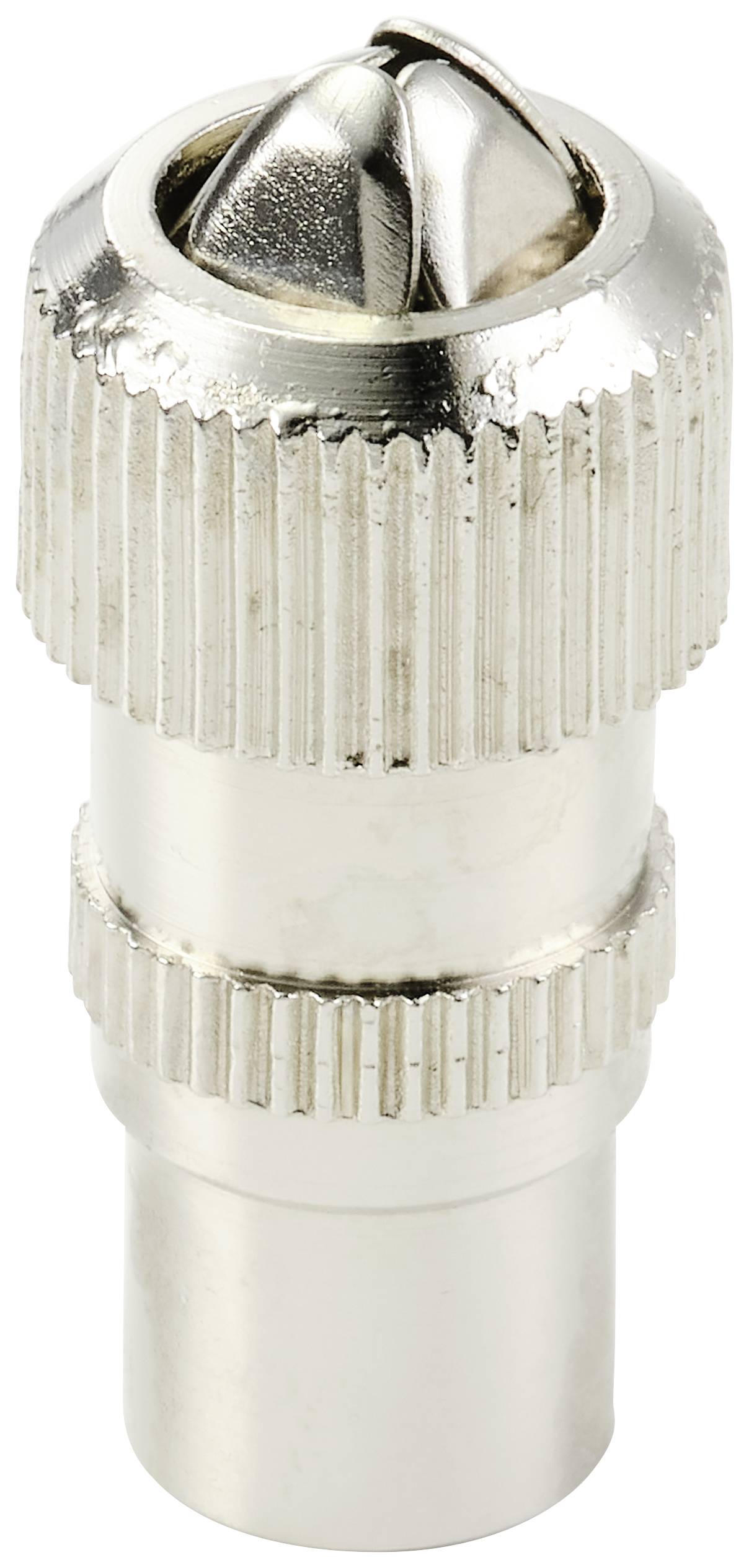 TRU COMPONENTS TC-10101528 Koax-Stecker Metall Anschlüsse: Koax-Stecker IEC Kabel-Durchmesser: 5mm