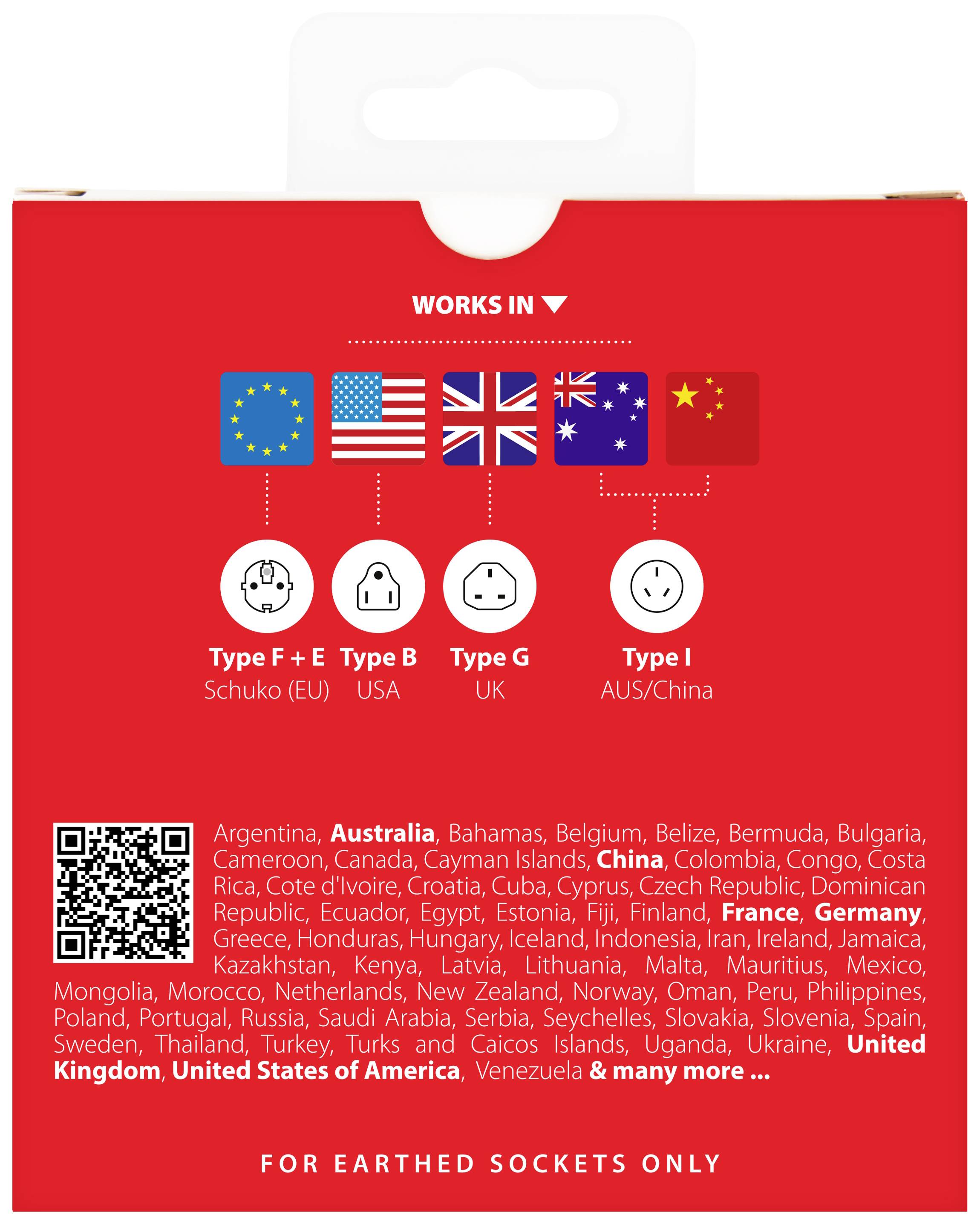 Skross 1103165 Reiseadapter Pro Light World