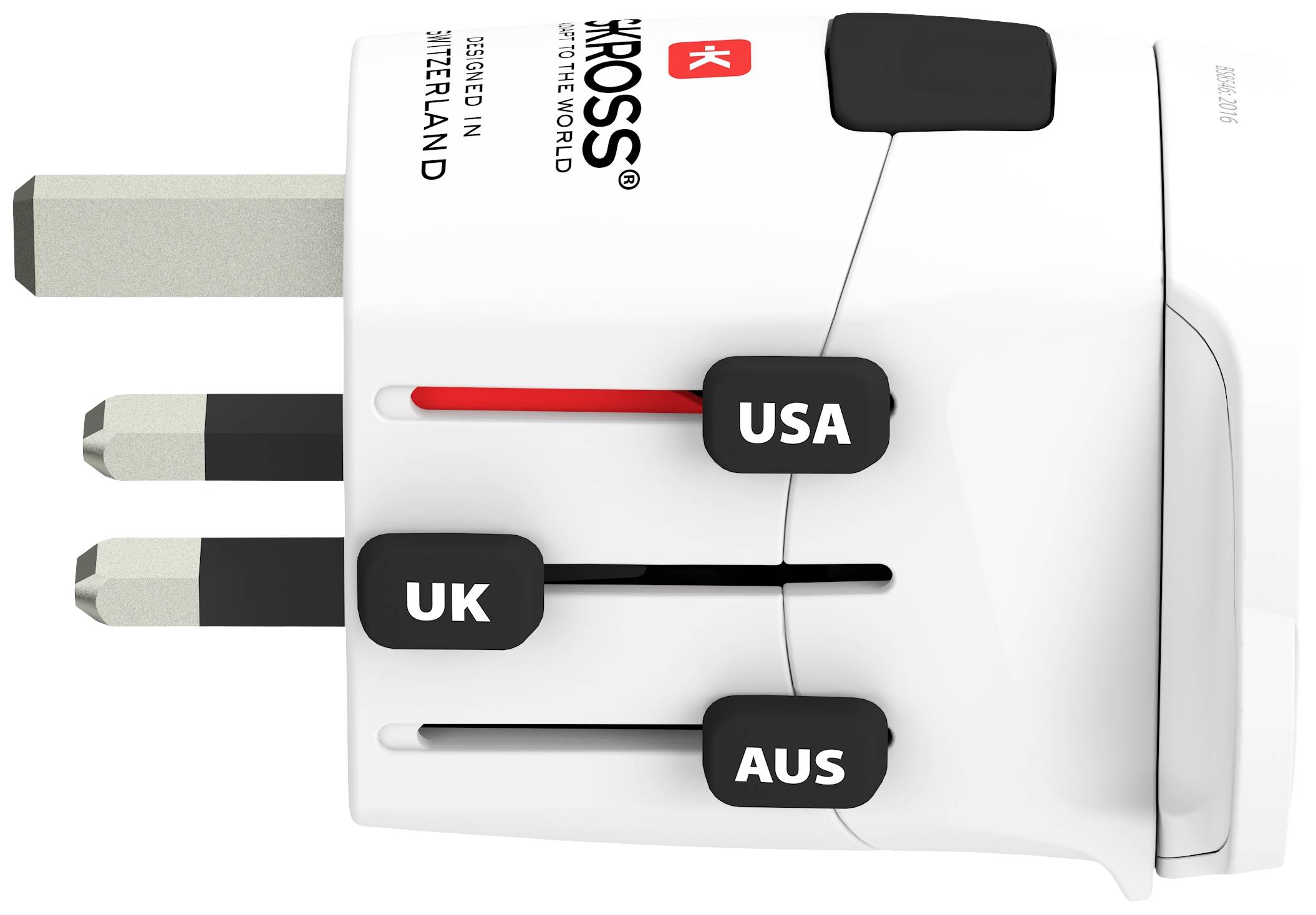 Skross 1103165 Reiseadapter Pro Light World