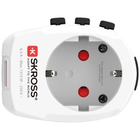 Skross 1302470 Reiseadapter Pro Light USB (2xA) -World Skross 1302470 Reiseadapter Pro Light USB (2xA) -World