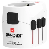 Skross 1302470 Reiseadapter Pro Light USB (2xA) -World Skross 1302470 Reiseadapter Pro Light USB (2xA) -World