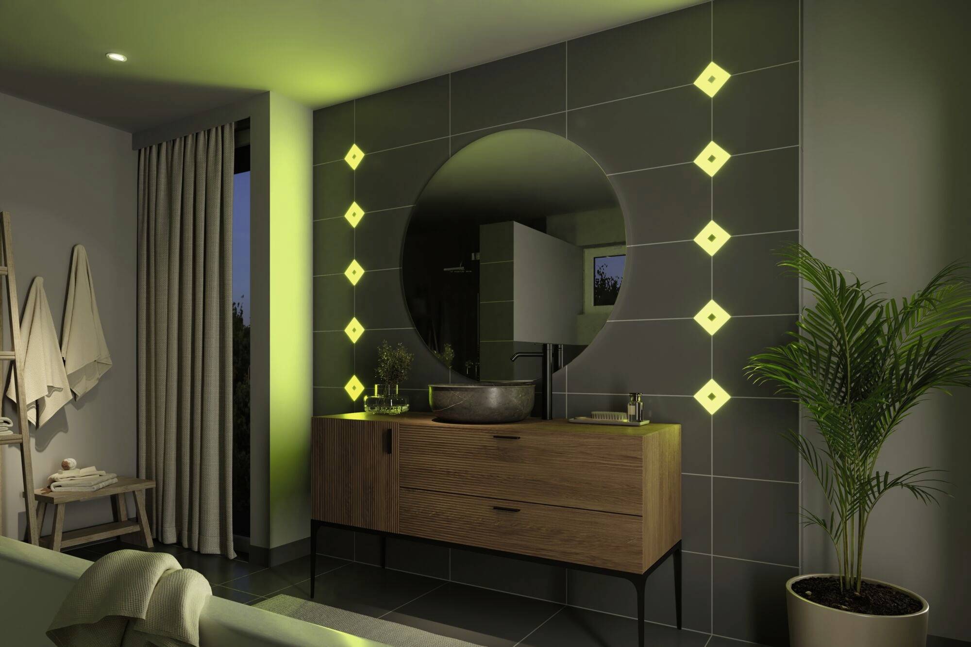 Paulmann LumiTiles Basic Set Square 10x10cm 78412 LED-Panel (Basis) LED 2.2W Warmweiß Weiß