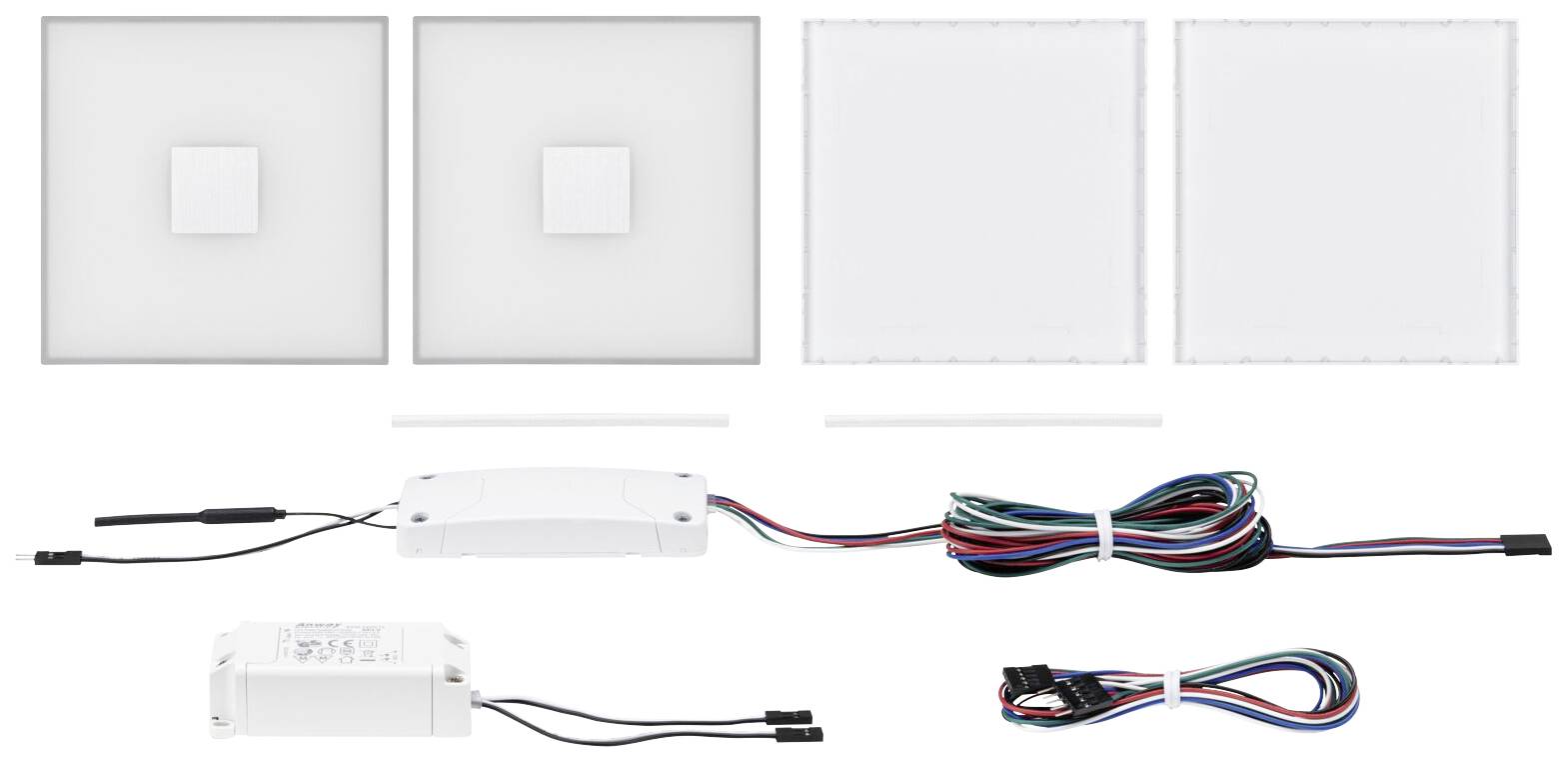 Paulmann LumiTiles Basic Set Square 10x10cm 78412 LED-Panel (Basis) LED 2.2W Warmweiß Weiß