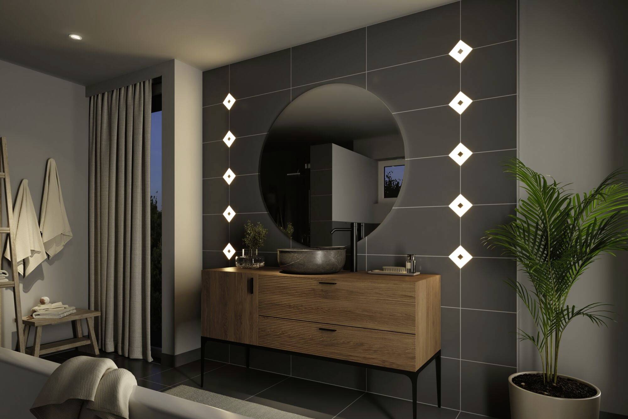 Paulmann LumiTiles Extension Square 10x10cm 78400 LED-Panel (Erweiterung) LED Warmweiß Weiß