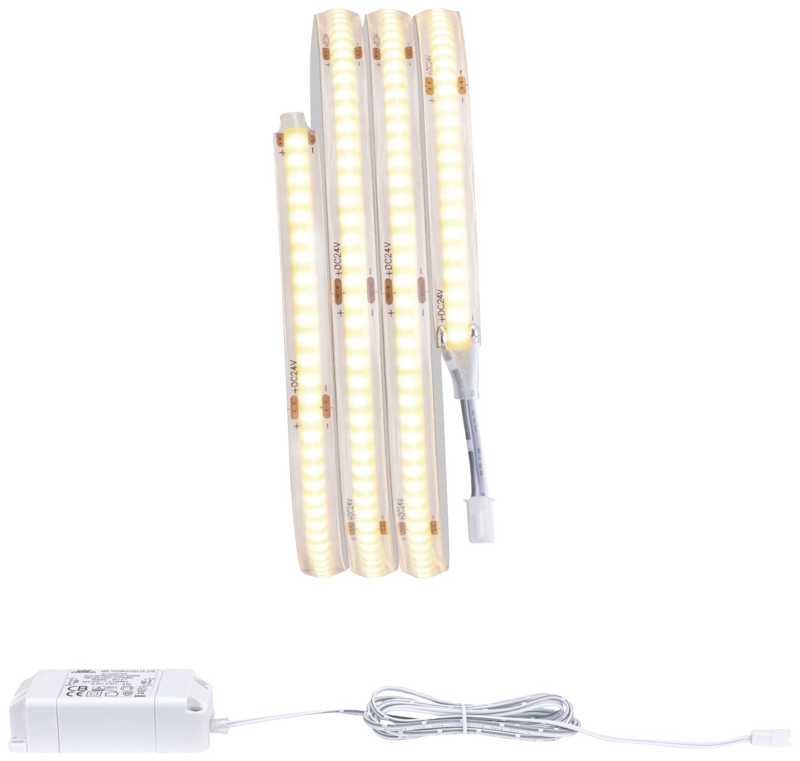 Paulmann LumiTiles COB Slim Stripe Set 1m 78424 LED-Streifen-Basisset LED Warmweiß Weiß