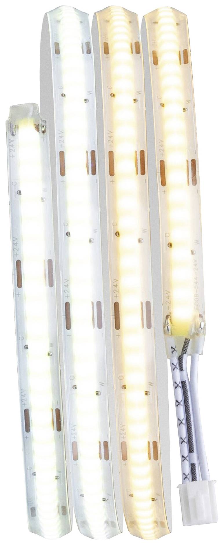Paulmann LumiTiles COB Slim Stripe Set Zigbee 1m 78426 LED-Streifen-Basisset LED Warmweiß Weiß
