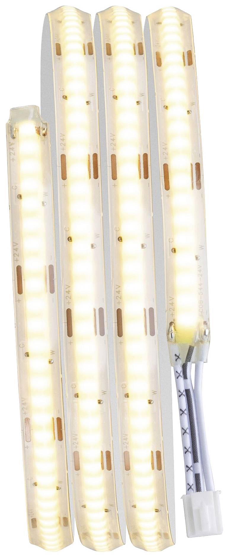 Paulmann LumiTiles COB Slim Stripe Set Zigbee 1m 78426 LED-Streifen-Basisset LED Warmweiß Weiß