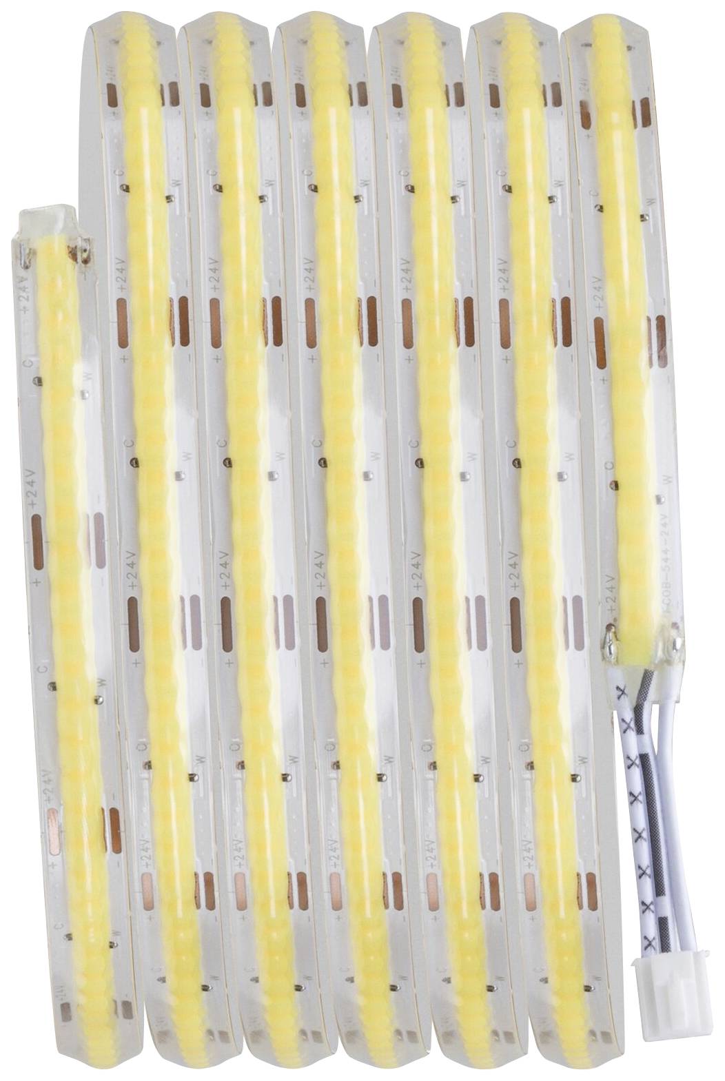 Paulmann LumiTiles COB Slim Stripe Set Zigbee 2m 78427 LED-Streifen-Basisset LED Warmweiß Weiß
