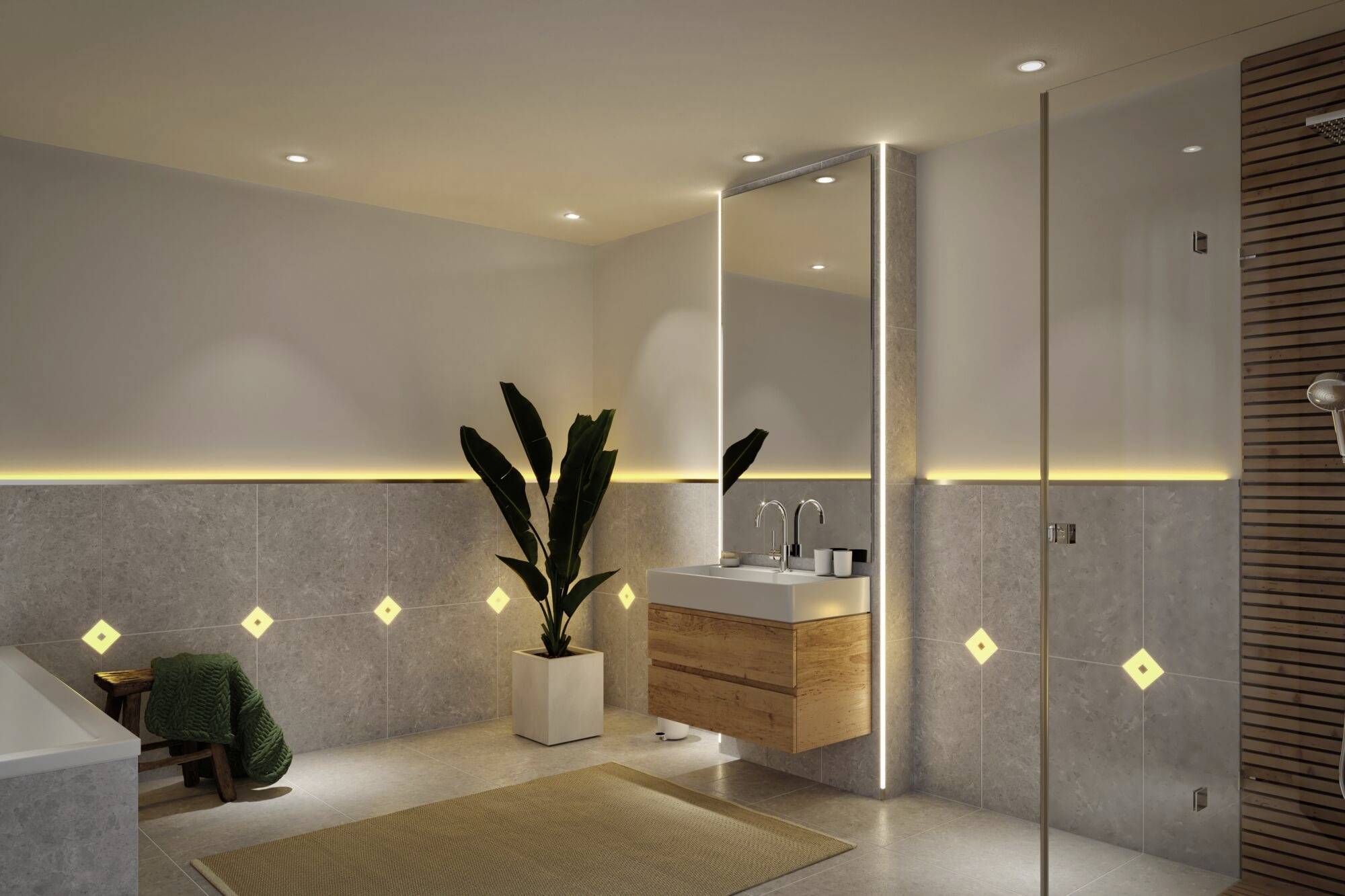 Paulmann 78405 Profil Aufbau Aluminium (eloxiert), Satin