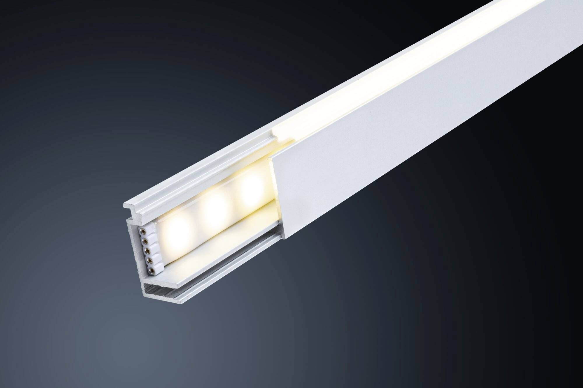 Paulmann 78406 Profil Aufbau Aluminium (eloxiert), Satin