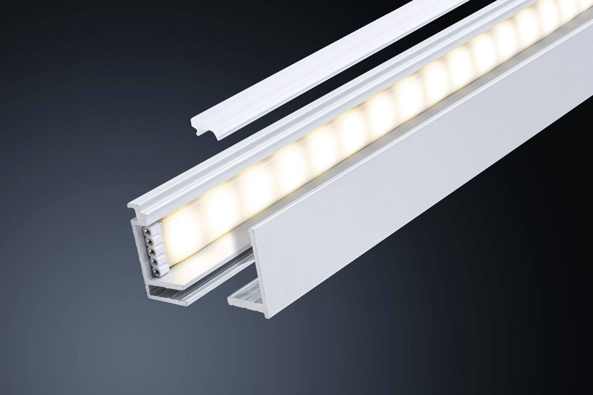 Paulmann 78406 Profil Aufbau Aluminium (eloxiert), Satin