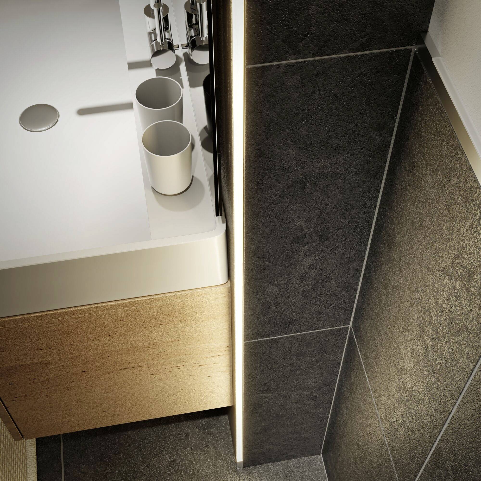 Paulmann 78410 Profil Einbau Aluminium (eloxiert), Satin