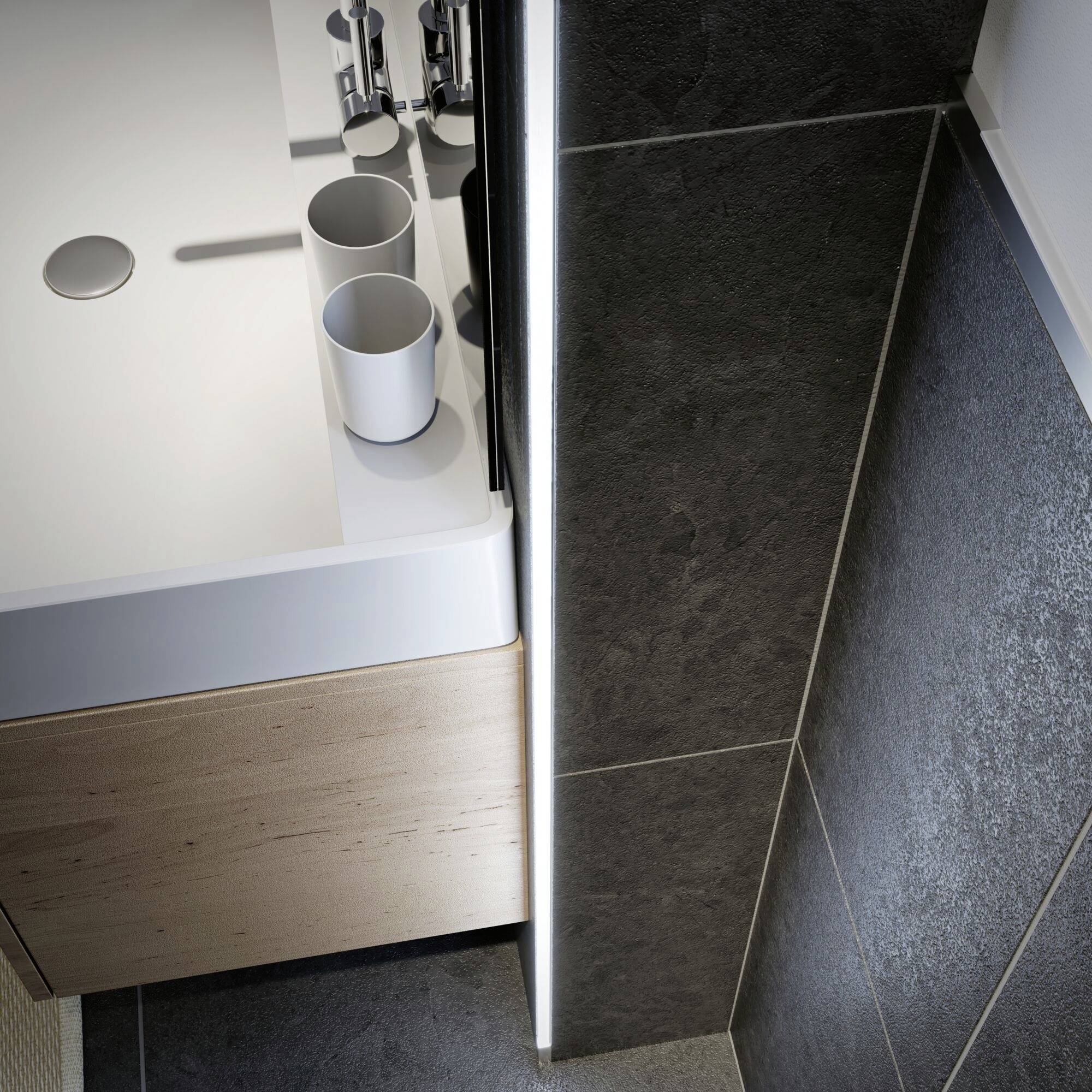 Paulmann 78411 Profil Einbau Aluminium (eloxiert), Satin