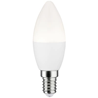 Paulmann 50125 LED ZB Kerze 400lm 5,5W 2700K matt dim Home LED-Leuchtmittel E14 EEK: G (A - G) 5W Warmweiß Matt Paulmann 50125 LED ZB Kerze 400lm 5,5W 2700K matt dim Home LED-Leuchtmittel E14 EEK: G (A - G) 5W Warmweiß Matt