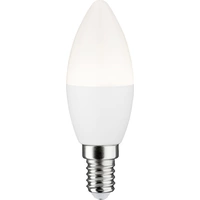 Paulmann 50125 LED ZB Kerze 400lm 5,5W 2700K matt dim Home LED-Leuchtmittel E14 EEK: G (A - G) 5W Warmweiß Matt Paulmann 50125 LED ZB Kerze 400lm 5,5W 2700K matt dim Home LED-Leuchtmittel E14 EEK: G (A - G) 5W Warmweiß Matt