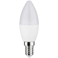 Paulmann 50125 LED ZB Kerze 400lm 5,5W 2700K matt dim Home LED-Leuchtmittel E14 EEK: G (A - G) 5W Warmweiß Matt Paulmann 50125 LED ZB Kerze 400lm 5,5W 2700K matt dim Home LED-Leuchtmittel E14 EEK: G (A - G) 5W Warmweiß Matt
