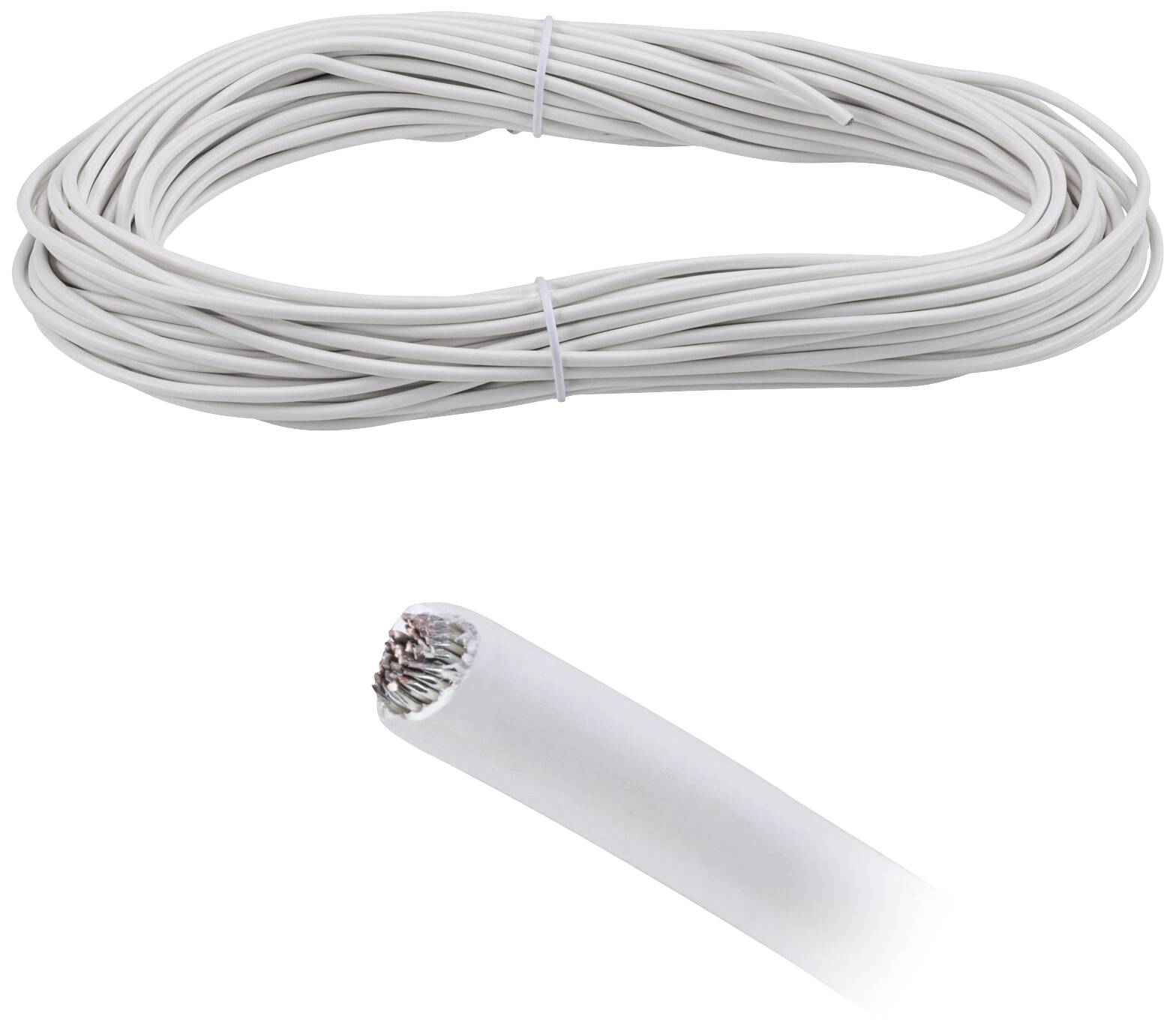 Paulmann Wire Corduo Spannseil 20m Ws 2,5qmm iso 94591 Niedervolt-Seilsystem-Komponente Weiß
